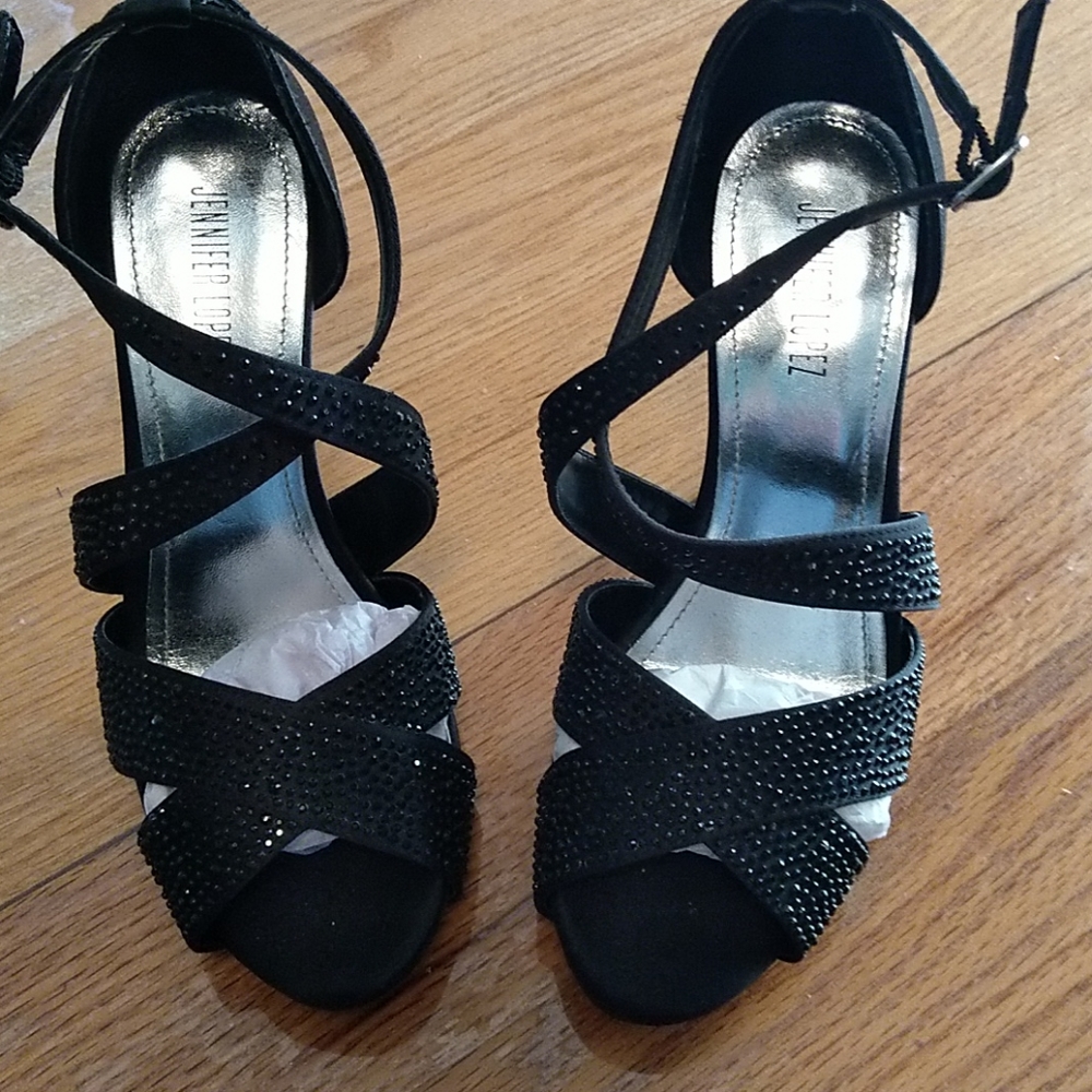 New JLo Strappy Heels